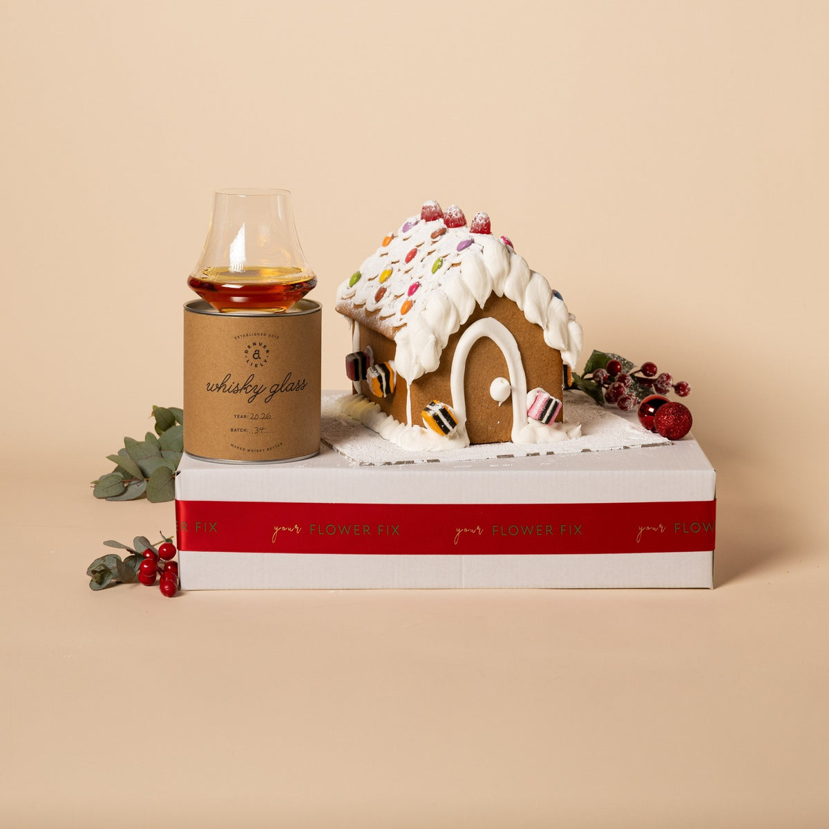 Denver and Liely - Whisky Glass and Gingerbread House