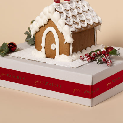 Snow White Bakery Gingerbread House - Classic White